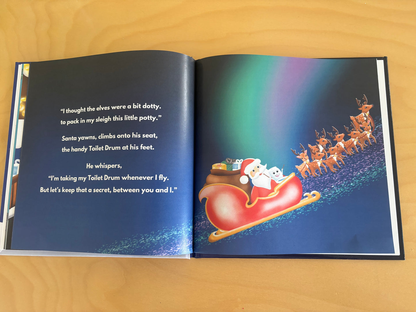Santa’s Toilet Drum (Hardcover)
