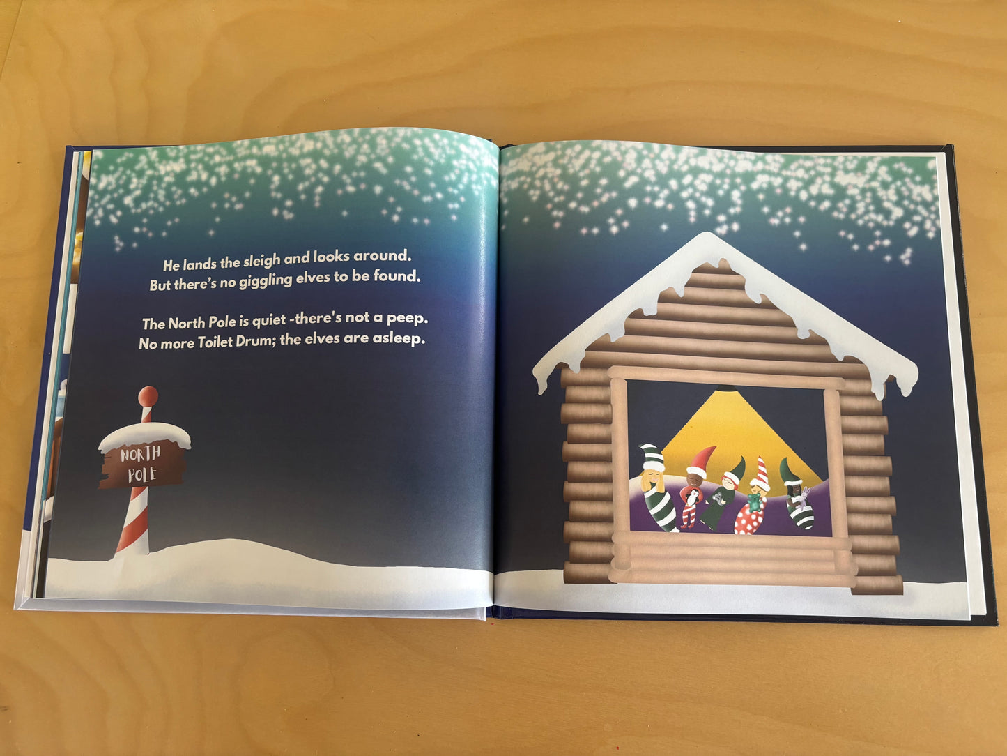 Santa’s Toilet Drum (Hardcover)