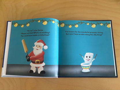 Santa’s Toilet Drum (Hardcover)