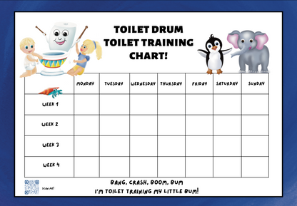 Toilet Drum Toilet Training Chart