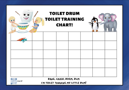 Toilet Drum Toilet Training Chart