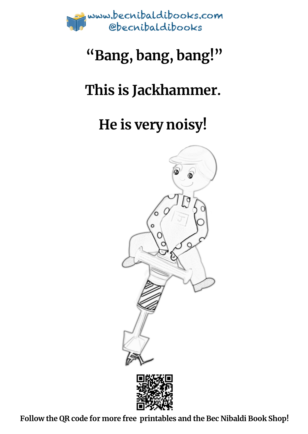 Which Jack Printables - selected colouring-in pages for 'Which Jack is my Jack'