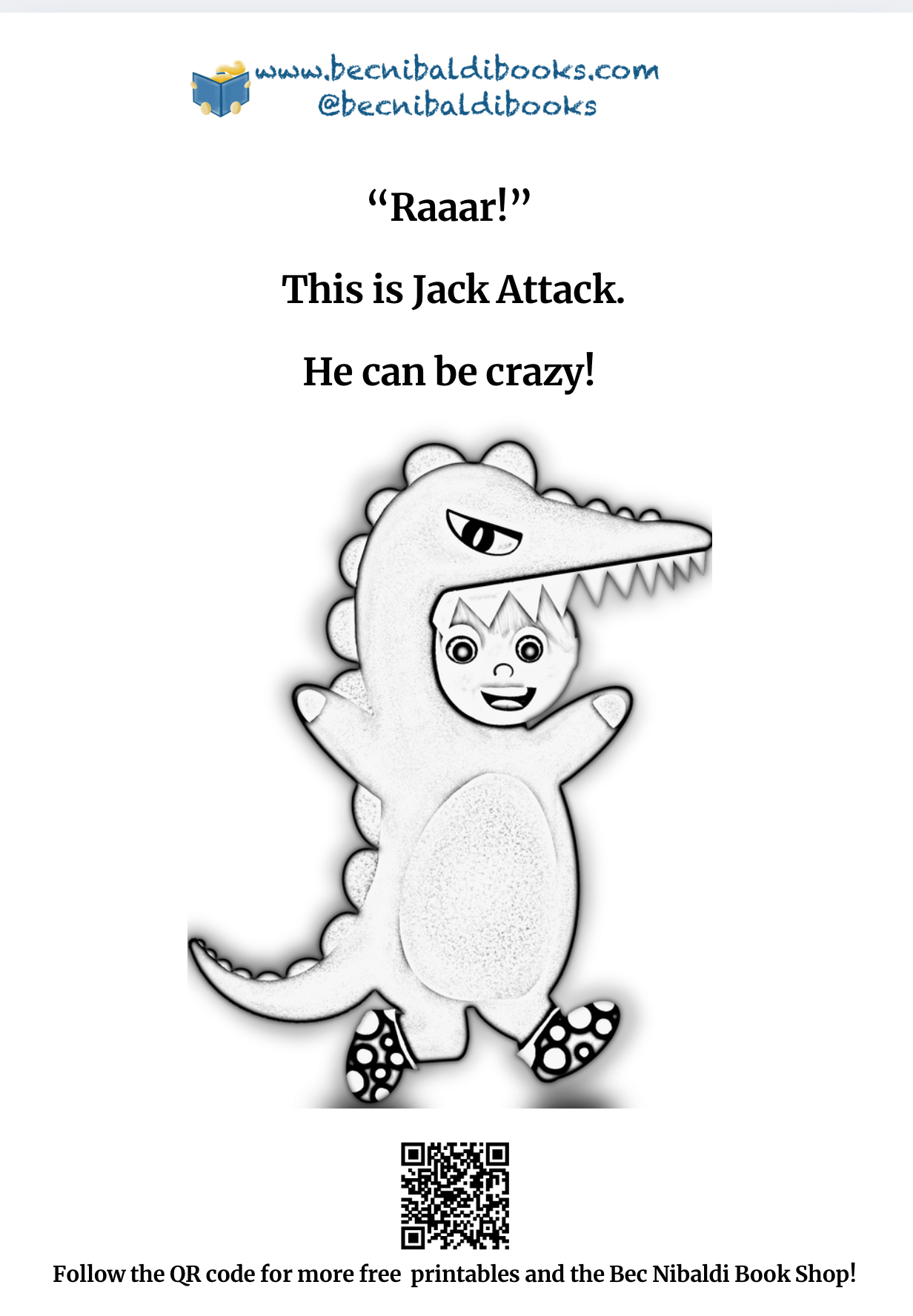 Which Jack Printables - selected colouring-in pages for 'Which Jack is my Jack'