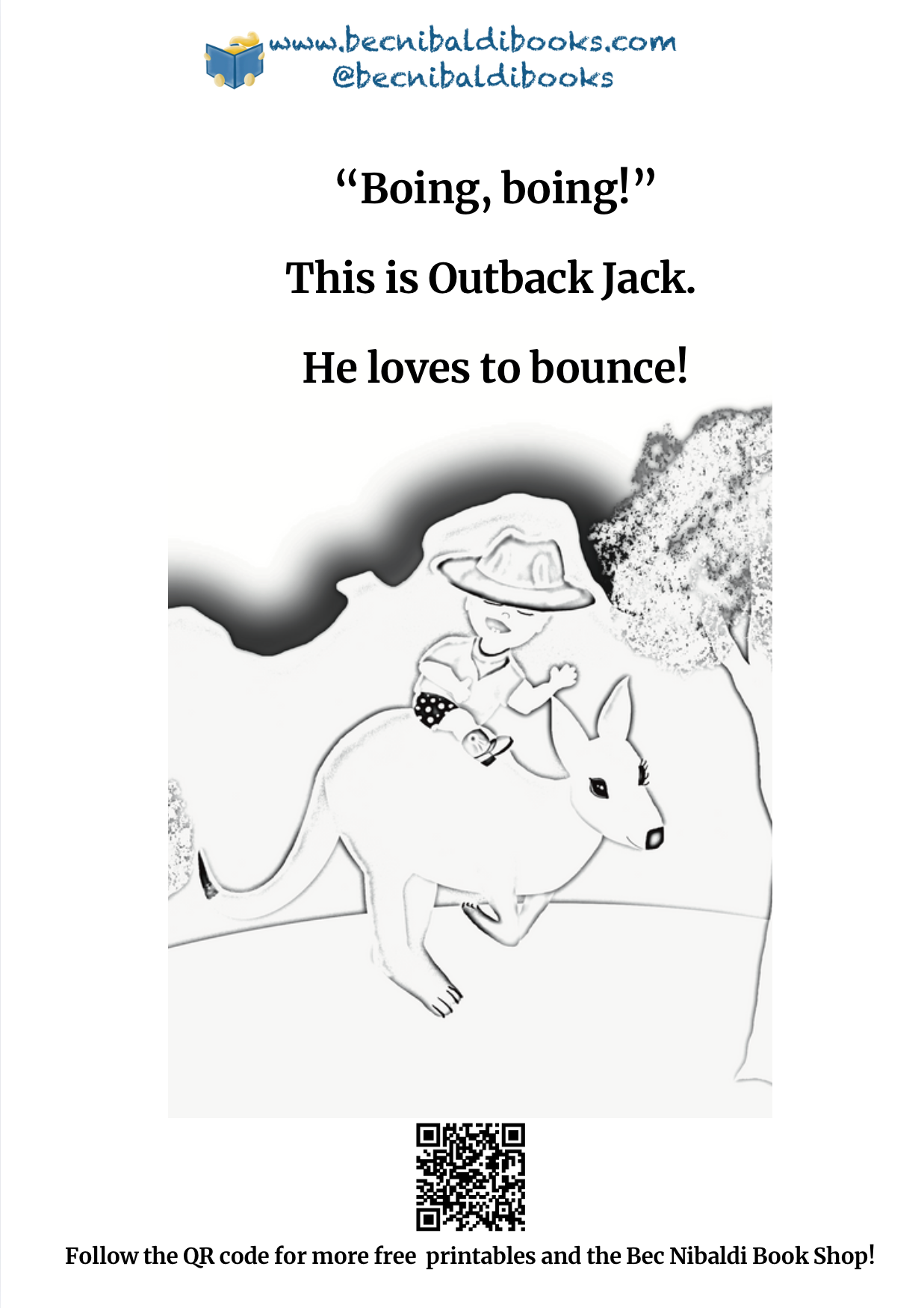 Which Jack Printables - selected colouring-in pages for 'Which Jack is my Jack'
