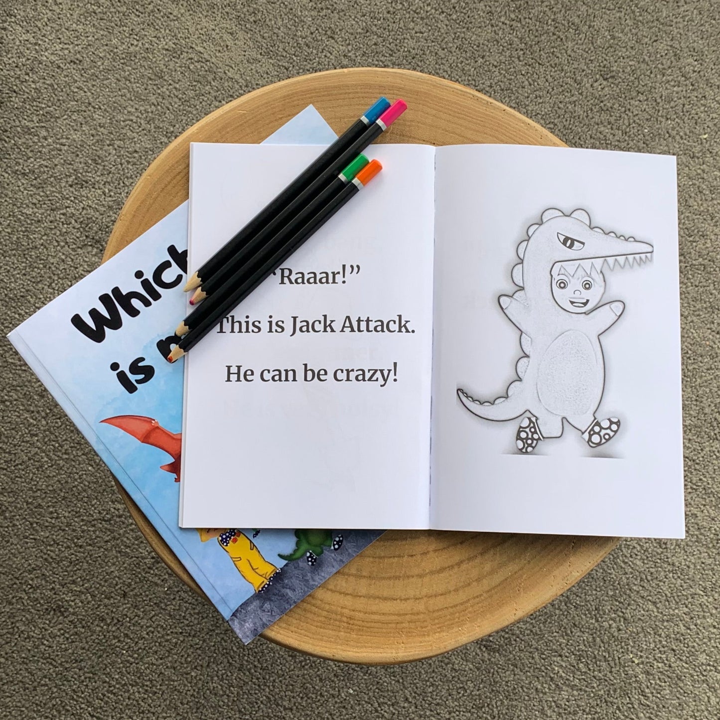 Which Jack is my Jack? Colouring Book (paperback)