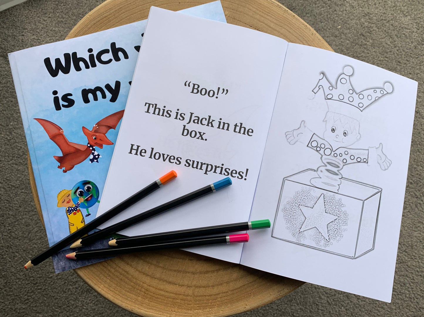 Which Jack is my Jack? Colouring Book (paperback)