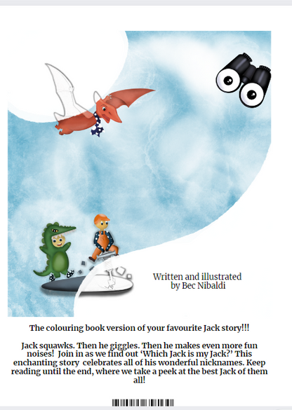 Which Jack is my Jack? Colouring Book (paperback)